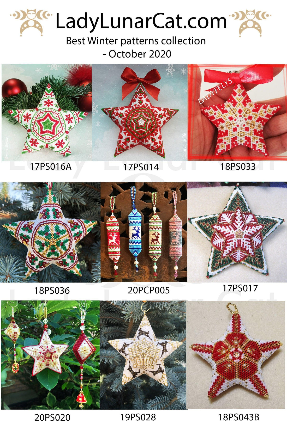 Best Winter pattern collection LadyLunarCat