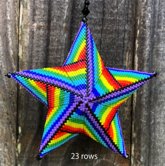 3D Peyote Star Beading Pattern ARABIAN NIGHTS ALL Stars with -  Portugal