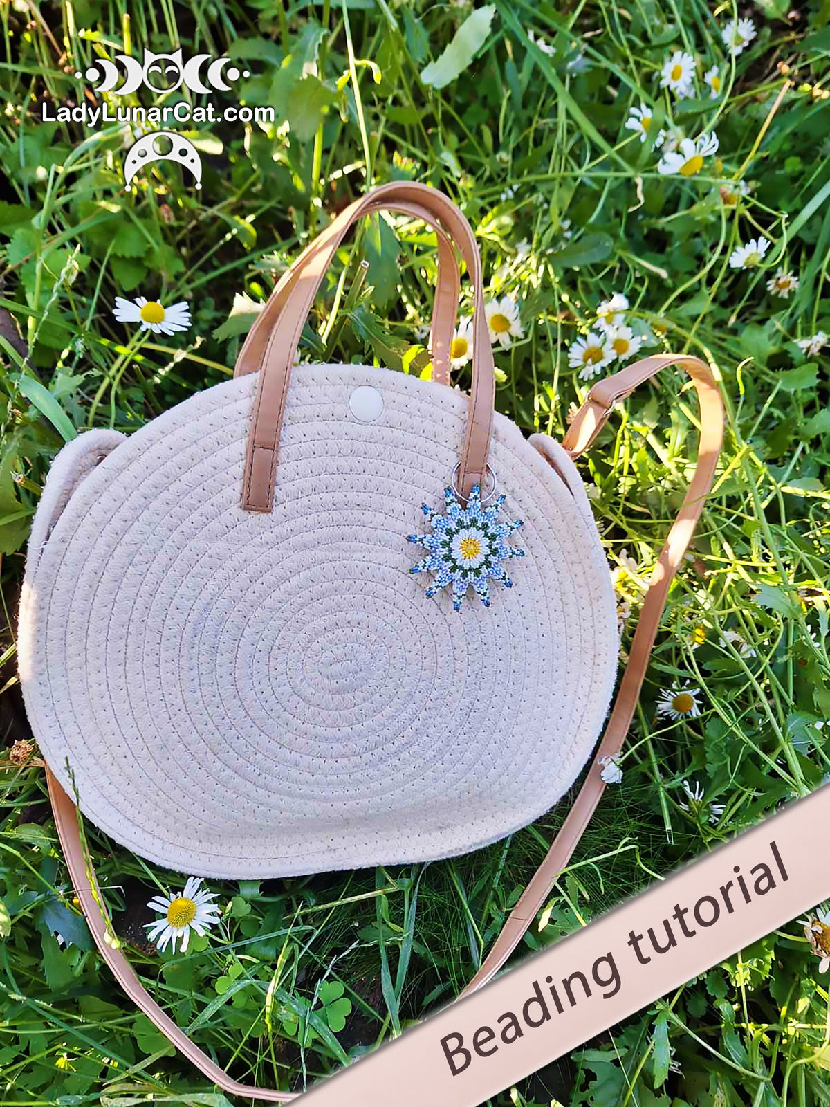 Meadow Reversible Daisy Peyote 3 Drop Star Pattern | Beginner PDF LadyLunarCat