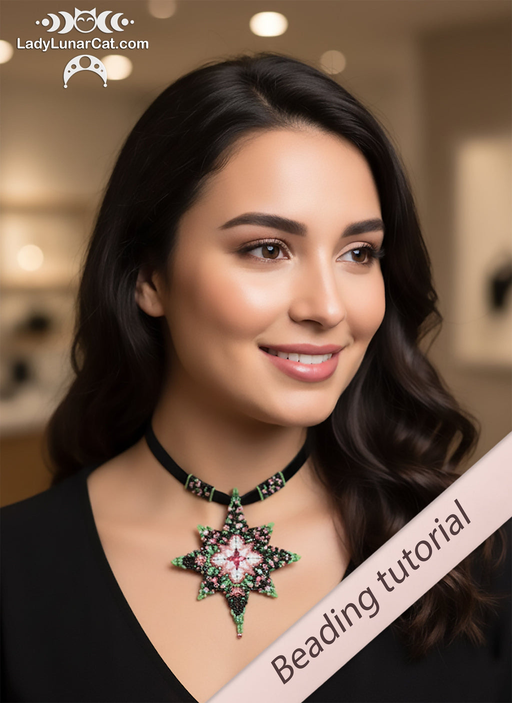 Spring Dreams peyote star tutorial for begginers LadyLunarCat