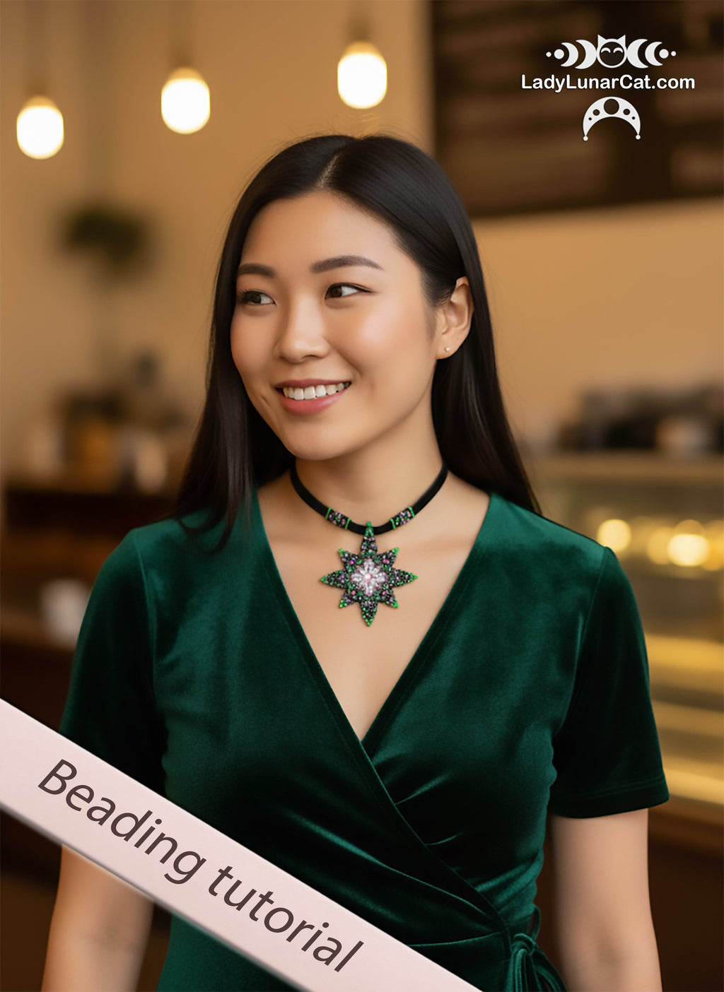 Spring Dreams peyote star tutorial for begginers LadyLunarCat