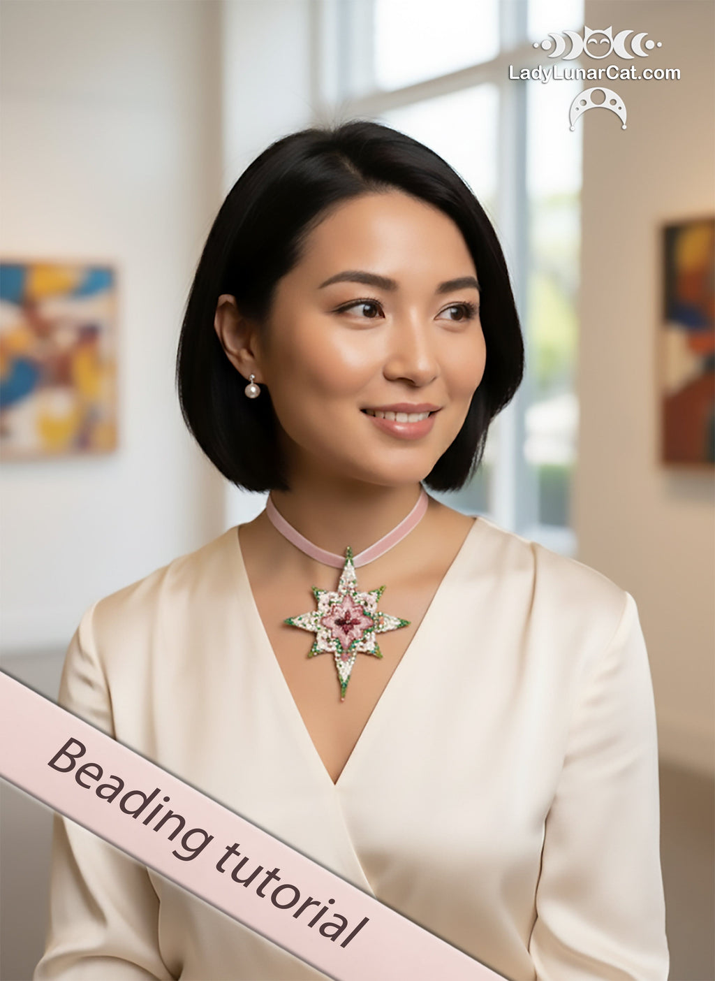 Spring Dreams peyote star tutorial for begginers LadyLunarCat