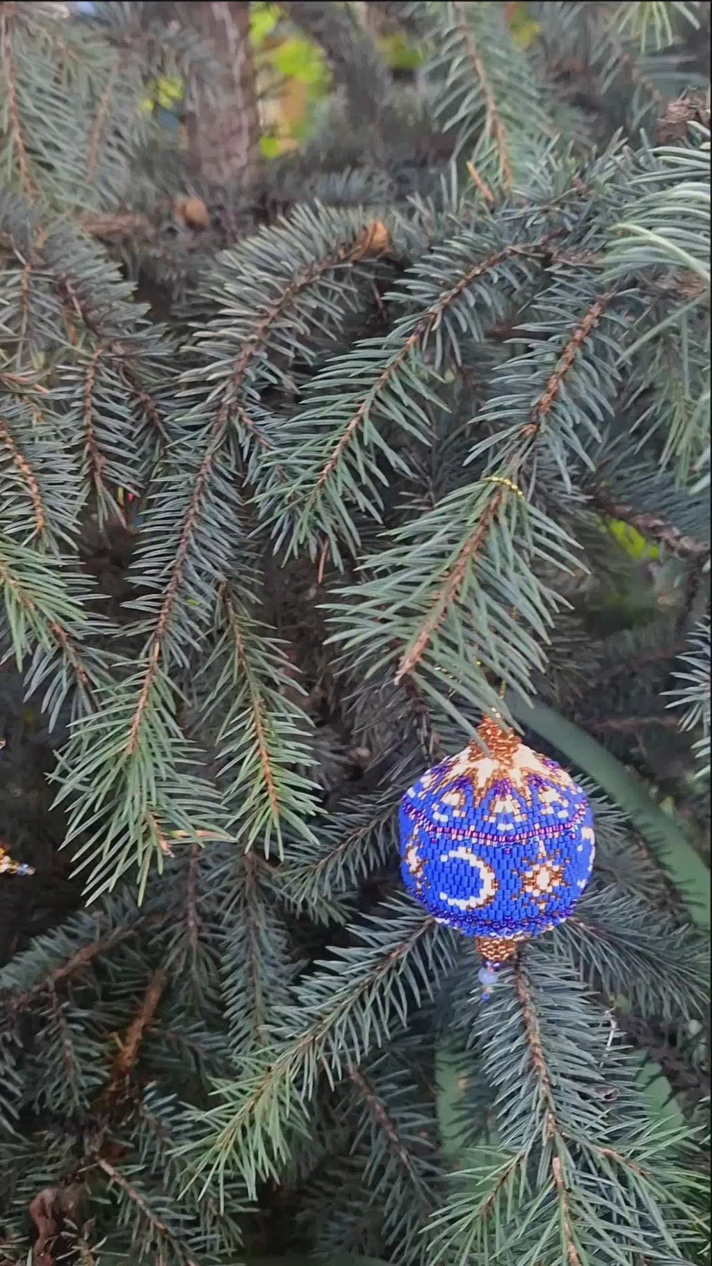 Cute Christmas bundle  — 4 Peyote Ornament Patterns + Bonus Tutorial