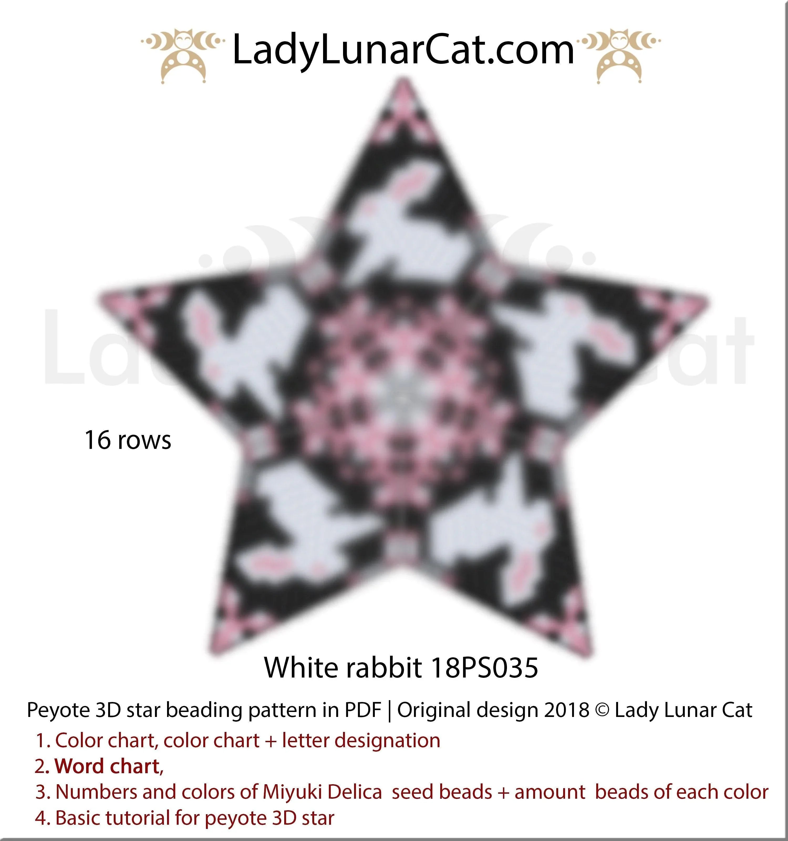 White Rabbit star detail - fairy tale rabbit animal close up 9 pages LadyLunarCat