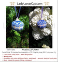 Arcadia 2-drop crystalpod pattern PDF by Lady Lunar Cat — unlimited petals 22PCP001