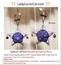 Sailboat peyote star pattern PDF by Lady Lunar Cat — nautical ocean 18PS025