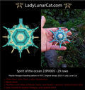 Spirit of the ocean peyote hexagon pattern PDF by Lady Lunar Cat — mint 22PH005